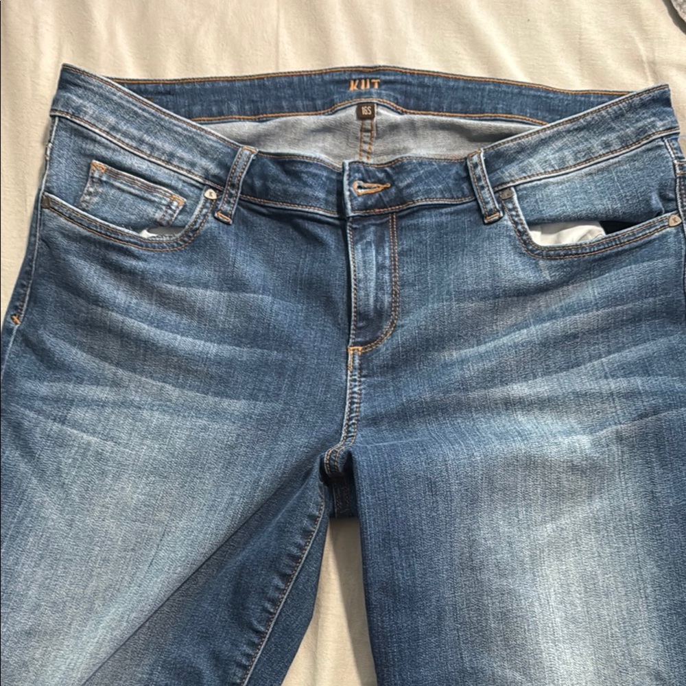Kut from the Kloth Dark Blue Baby Bootcut Jeans